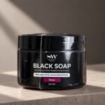 Scent World Black Peeling Soap & Exfoliating Mitt – 250g